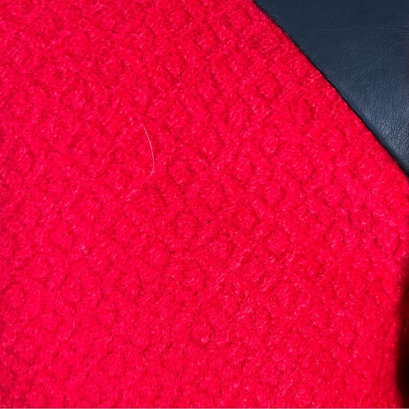 Juicy Couture Wool Blend Knit Moto Jacket With Faux Leather Trim Small NWT - Picture 13 of 15